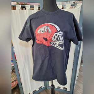 (4087)High School Bullgog, T Shirt. L, Glidan Brand
